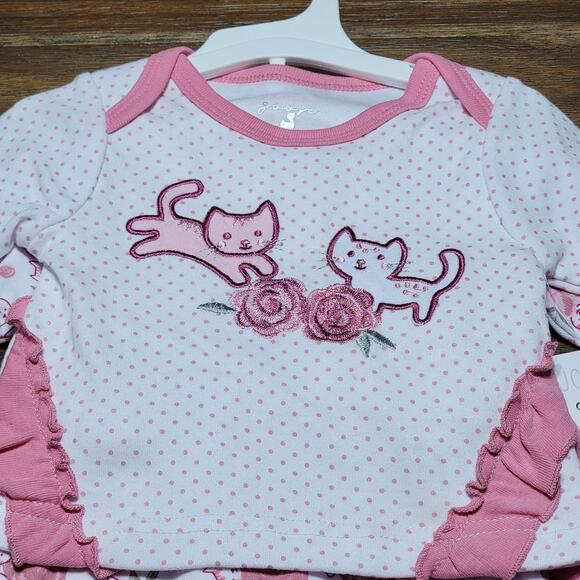 3 Pc Duck Duck Goose Shirt, Pants & Body Suit -Size 3-6M NWT - Picture 2 of 9